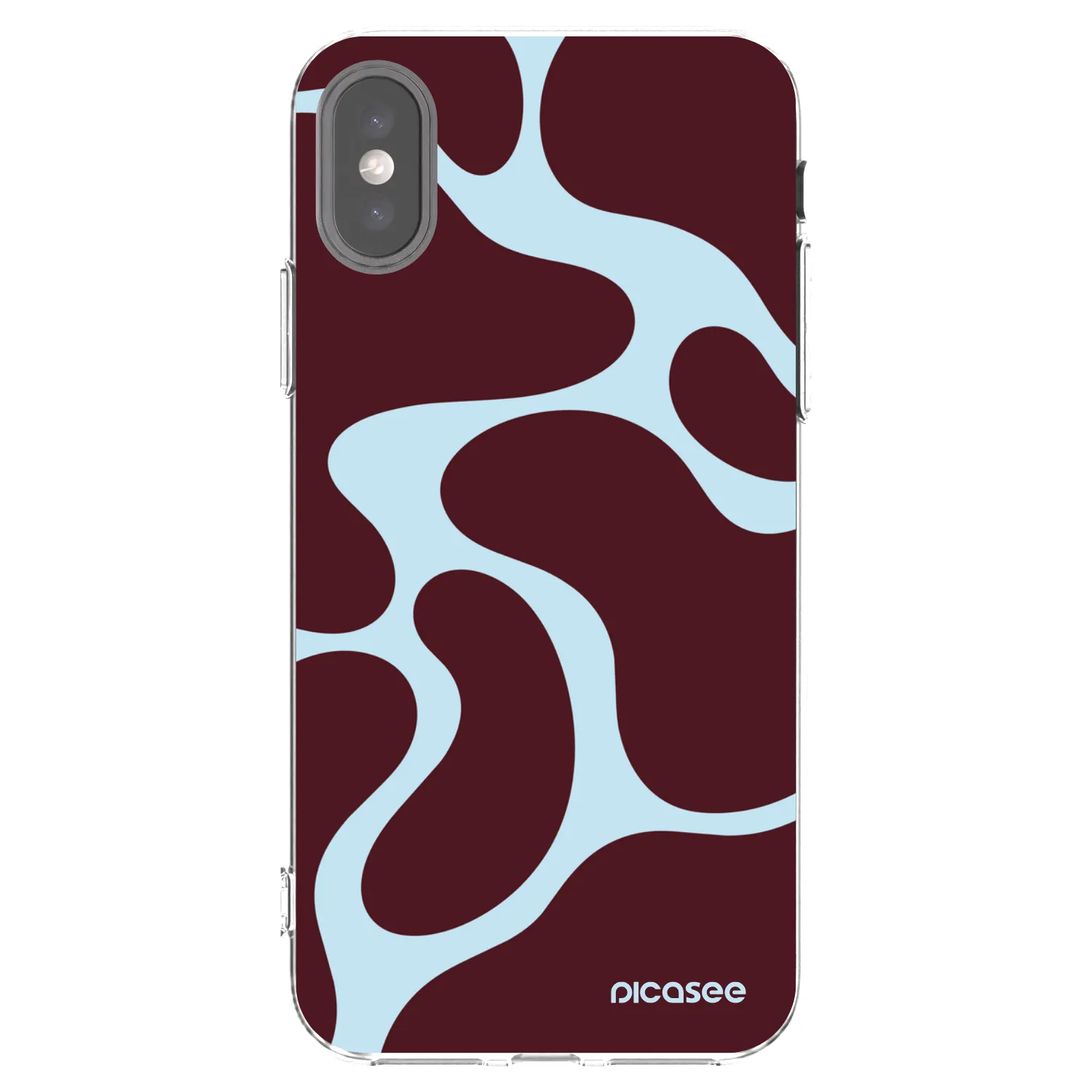 Picasee Apple iPhone X/XS Hülle - Transparentes Silikon - Soft Detour