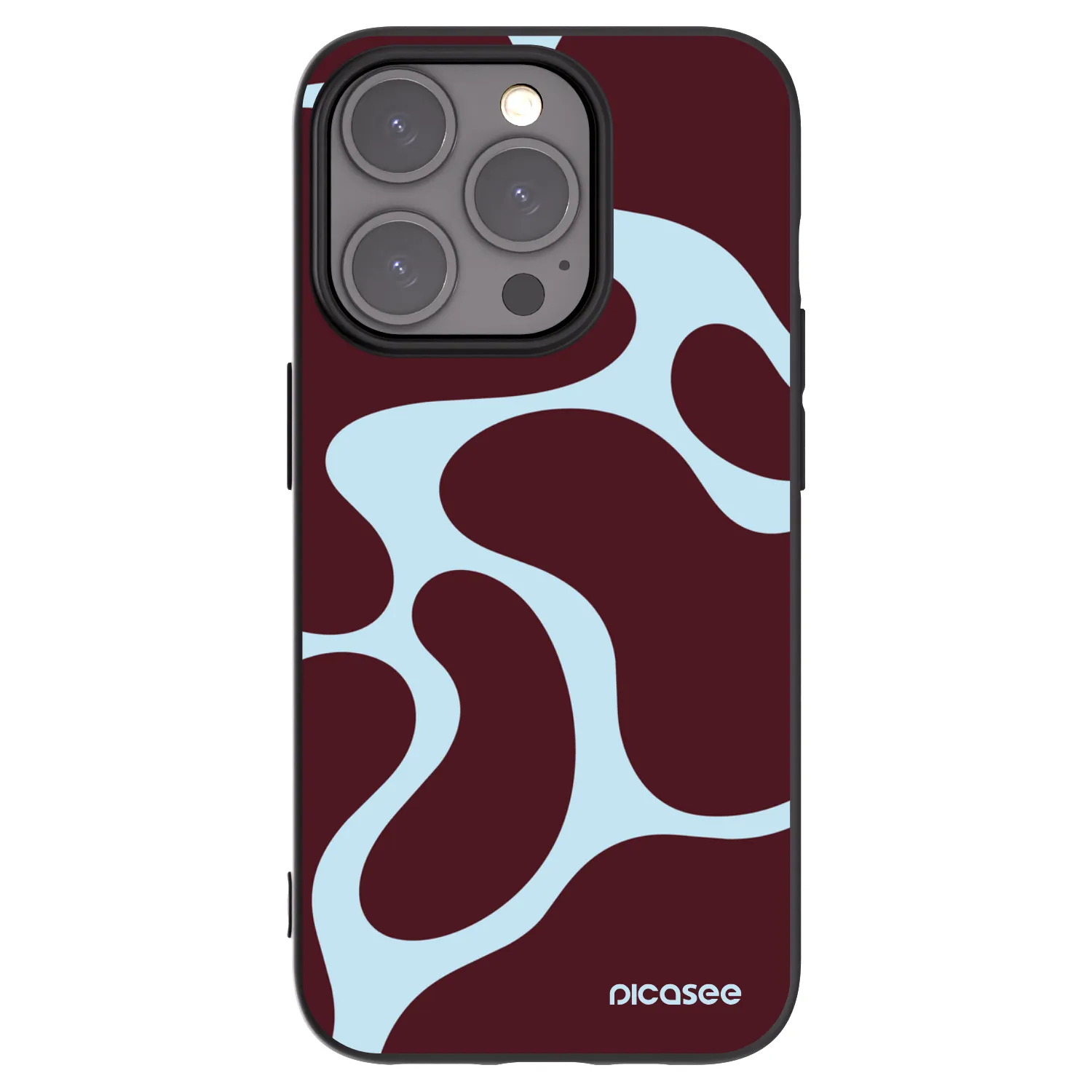 Picasee Apple iPhone 15 Pro Hülle - Schwarzes Silikon - Soft Detour