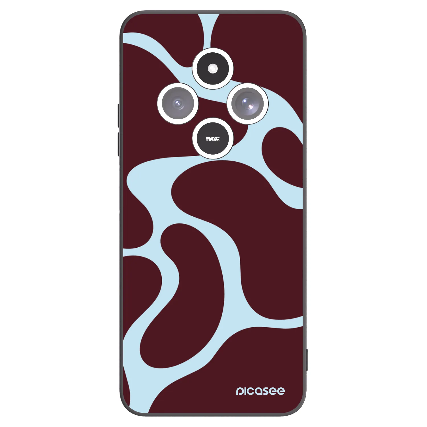 Picasee Xiaomi Redmi 14C Hülle - Schwarzes Silikon - Soft Detour