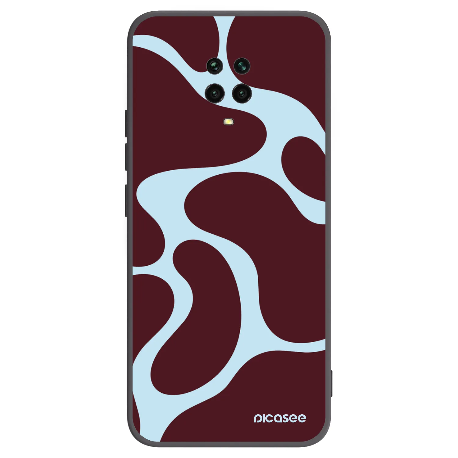 Picasee Xiaomi Redmi Note 9S Hülle - Schwarzes Silikon - Soft Detour