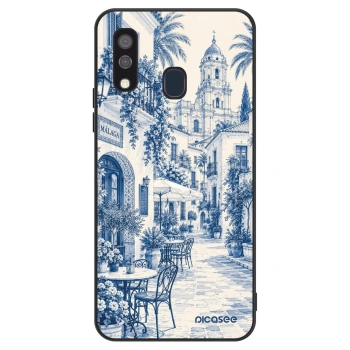 Hülle für Samsung Galaxy A40 A405F - Calle Azul