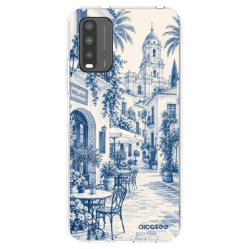 Picasee Xiaomi Redmi 9T Hülle - Schwarzes Silikon - Calle Azul