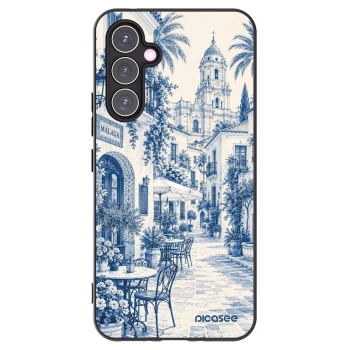 Picasee Samsung Galaxy A54 5G A546B Hülle - Schwarzes Silikon - Calle Azul