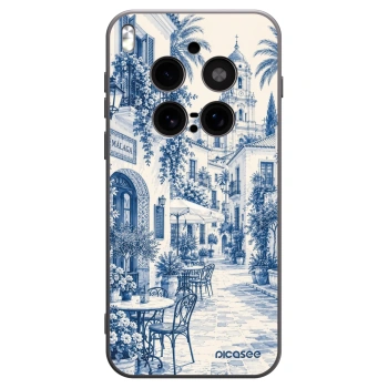 Picasee Vivo X300 Pro Hülle - Schwarzes Silikon - Calle Azul