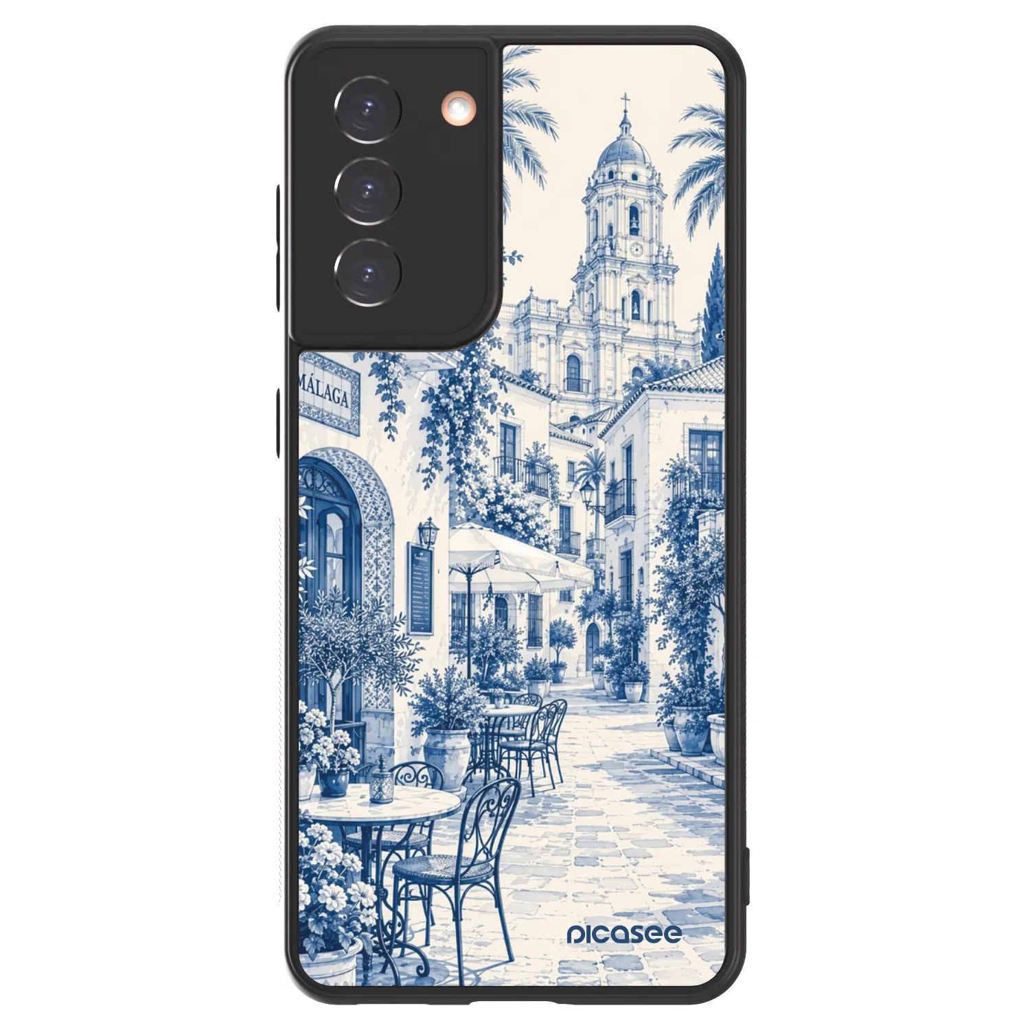 Picasee ULTIMATE CASE für Samsung Galaxy S21 5G G991B - Calle Azul