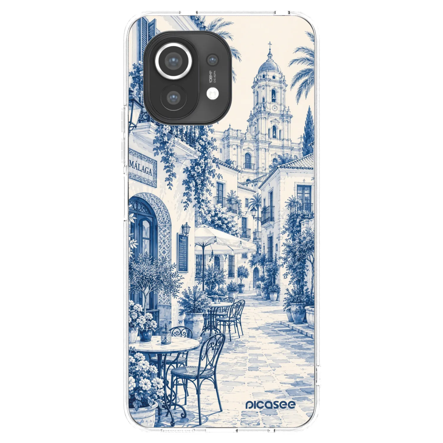 Picasee Xiaomi Mi 11 Hülle - Transparentes Silikon - Calle Azul