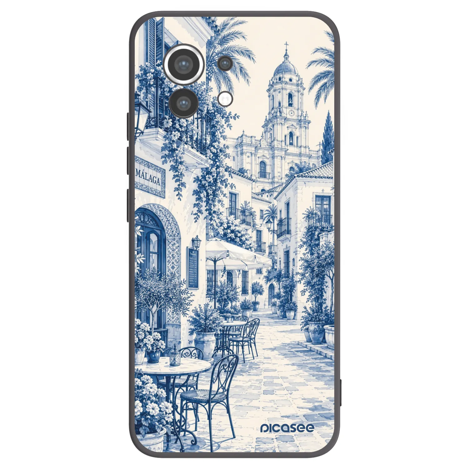 Picasee Xiaomi Mi 11 Hülle - Schwarzes Silikon - Calle Azul