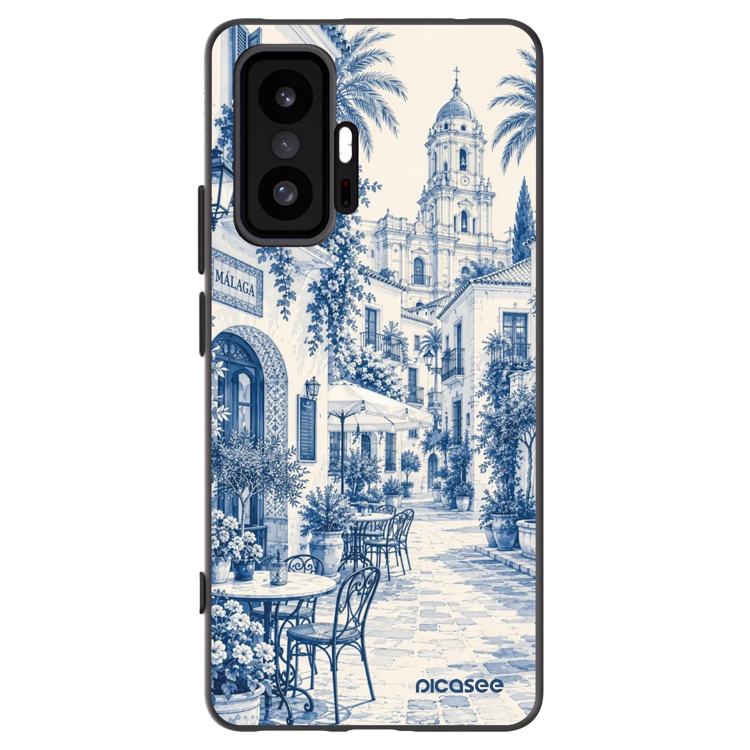 Picasee Xiaomi 11T Hülle - Schwarzes Silikon - Calle Azul