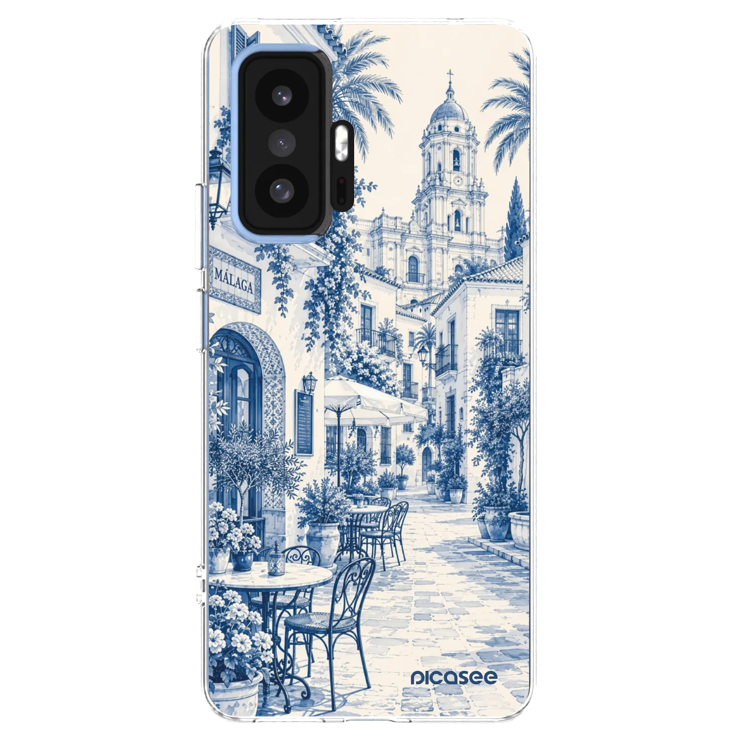Picasee Xiaomi 11T Pro Hülle - Transparentes Silikon - Calle Azul