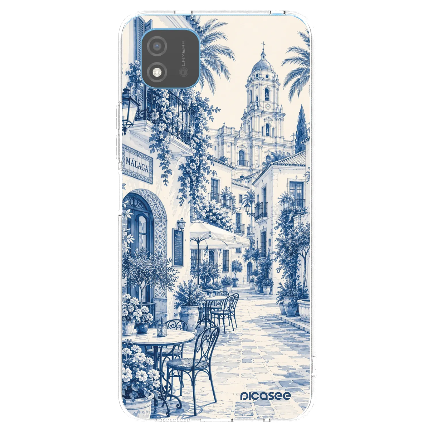 Picasee Realme C11 (2021) Hülle - Transparentes Silikon - Calle Azul