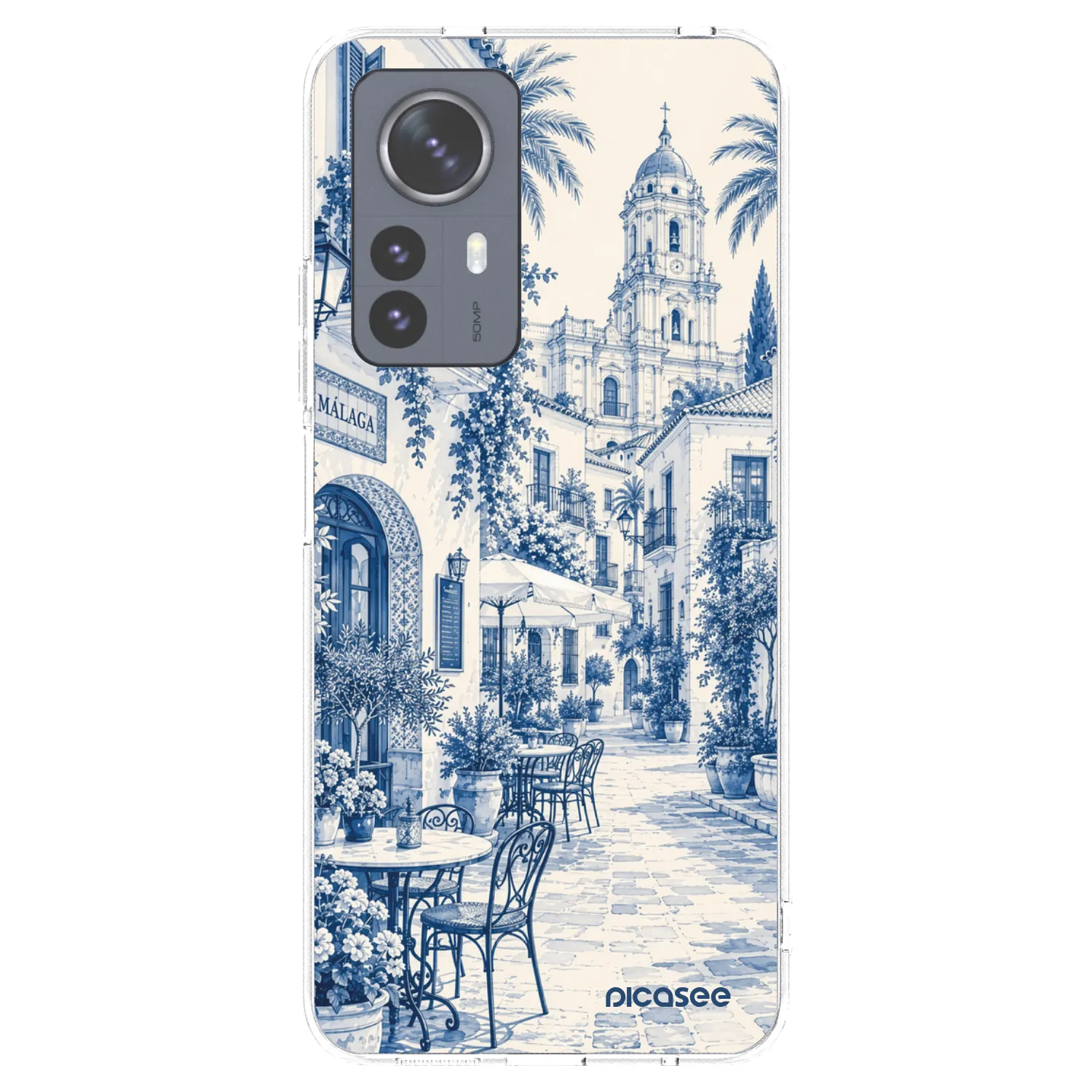 Picasee Xiaomi 12 Pro Hülle - Transparentes Silikon - Calle Azul