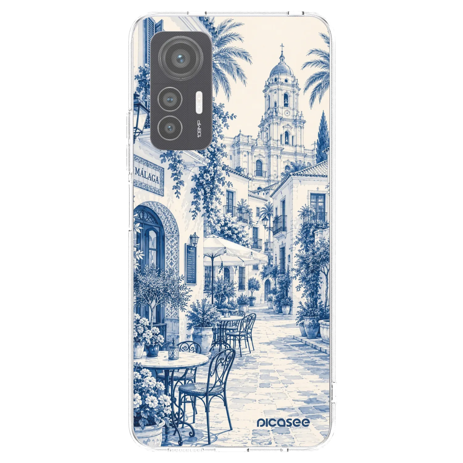 Picasee Xiaomi 12 Lite Hülle - Transparentes Silikon - Calle Azul