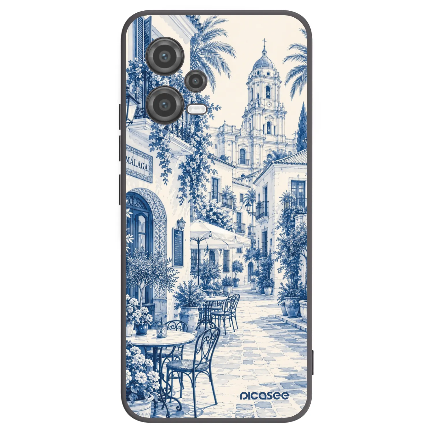 Picasee Xiaomi Poco X5 Hülle - Schwarzes Silikon - Calle Azul