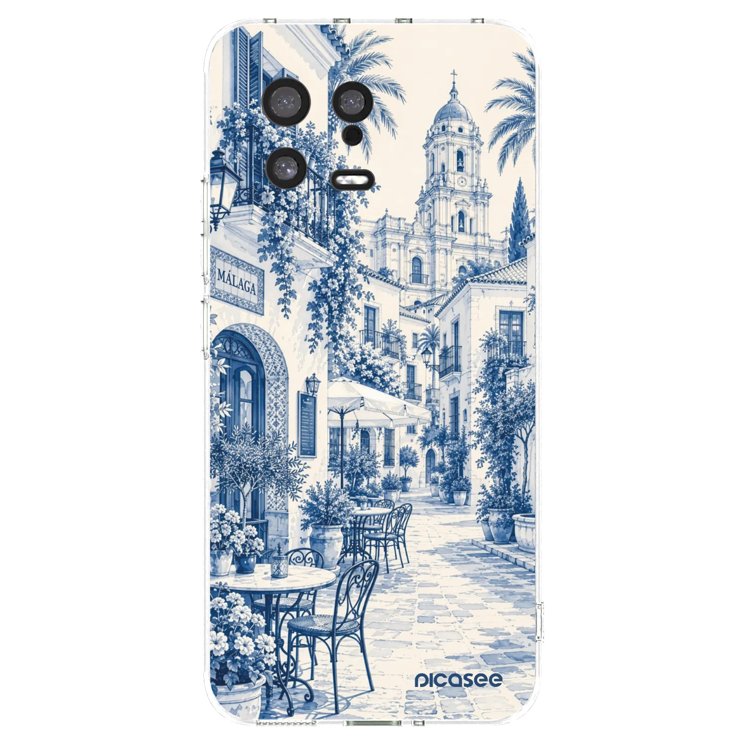 Picasee Xiaomi 13 Hülle - Transparentes Silikon - Calle Azul