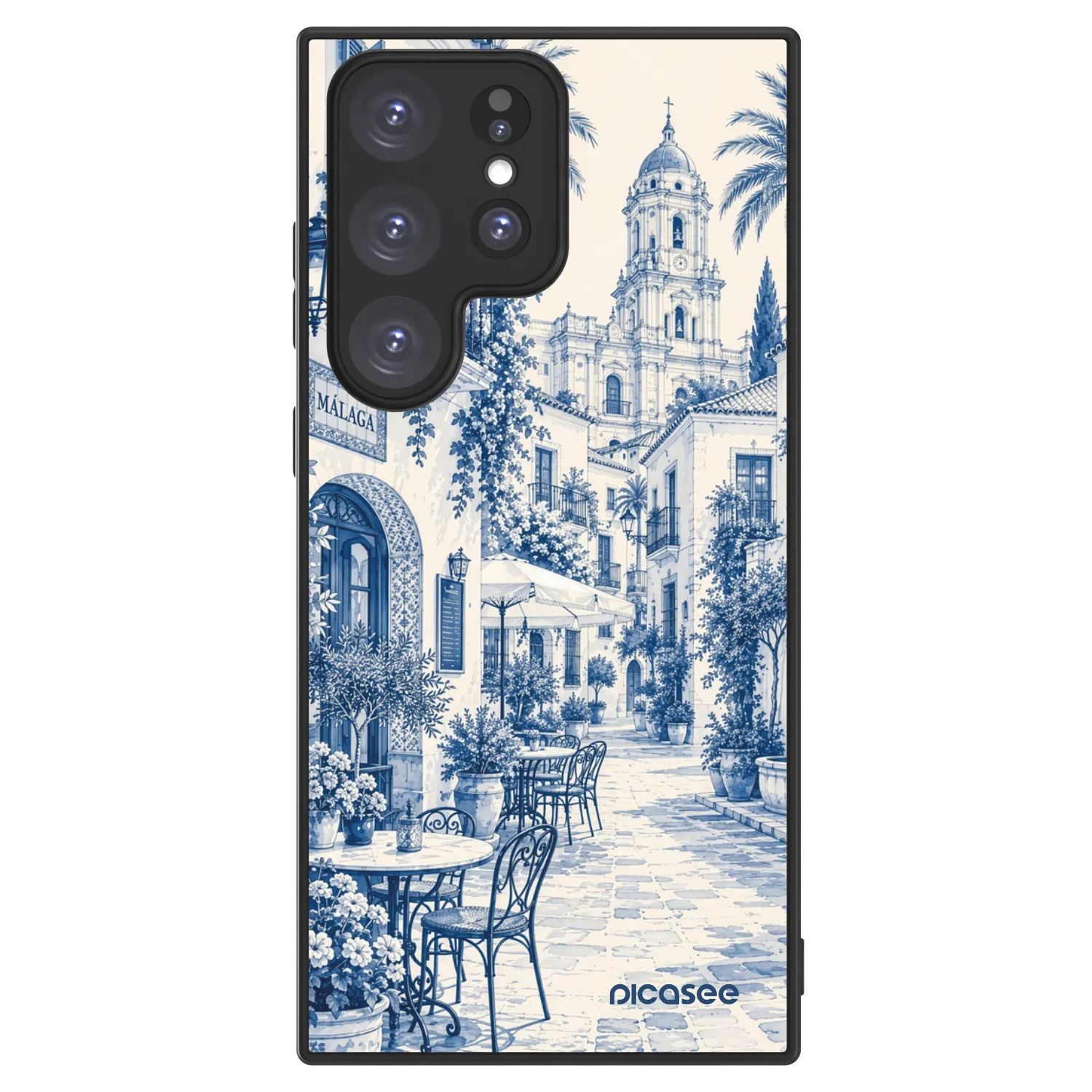 Picasee ULTIMATE CASE PowerShare für Samsung Galaxy S23 Ultra 5G - Calle Azul