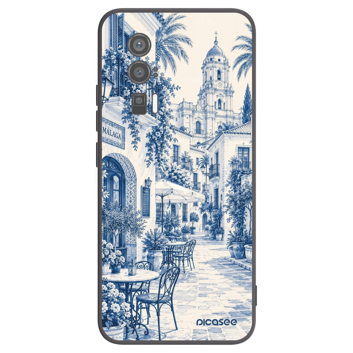 Picasee Xiaomi Poco F5 Pro 5G Hülle - Schwarzes Silikon - Calle Azul