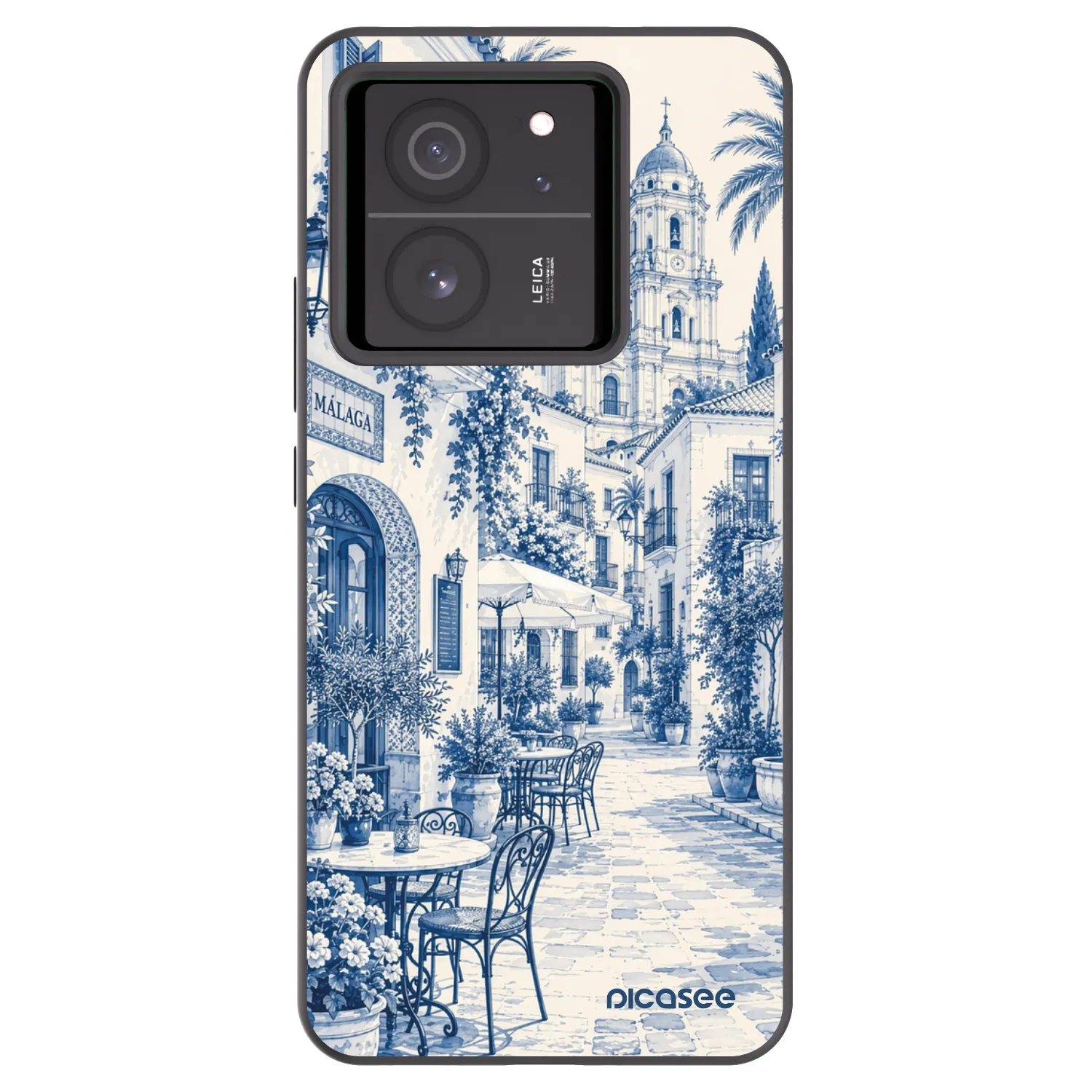 Picasee Xiaomi 13T Pro Hülle - Schwarzes Silikon - Calle Azul