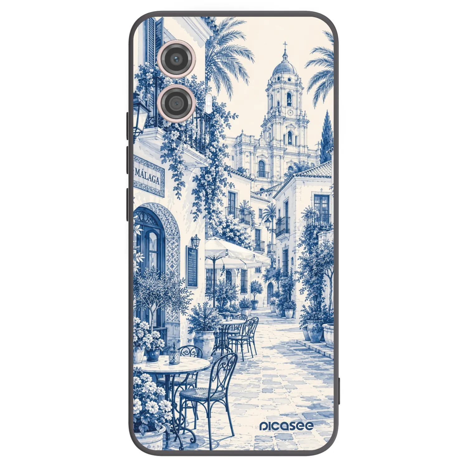 Picasee Motorola Moto G53 5G Hülle - Schwarzes Silikon - Calle Azul