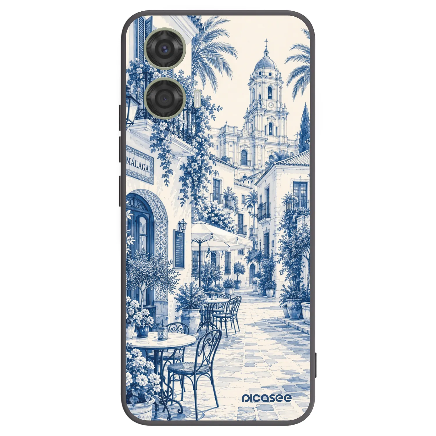Picasee Motorola Moto G24 Hülle - Schwarzes Silikon - Calle Azul