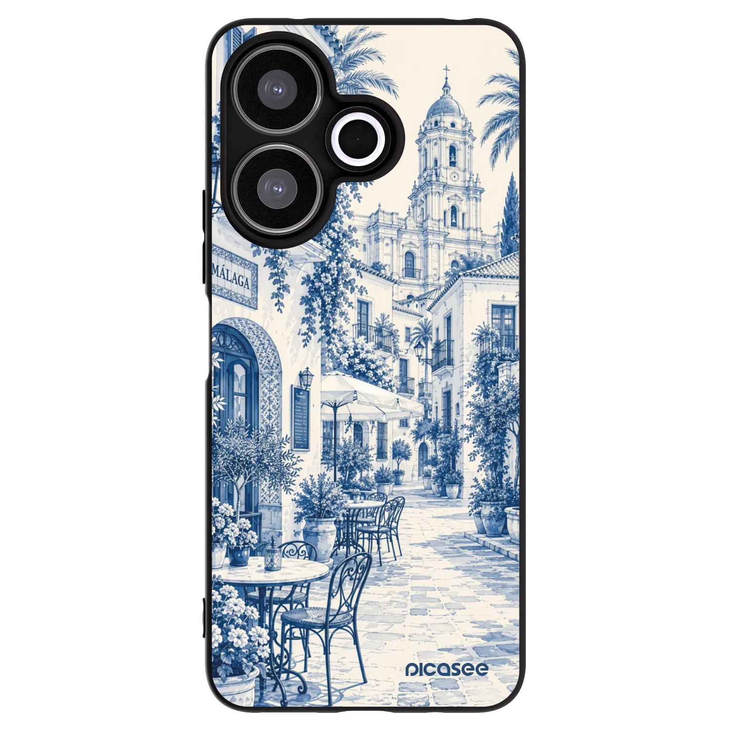Picasee Xiaomi Redmi 13 4G Hülle - Schwarzes Silikon - Calle Azul