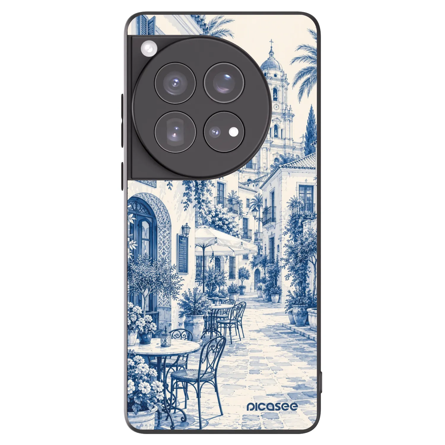 Picasee OnePlus 12 5G Hülle - Schwarzes Silikon - Calle Azul