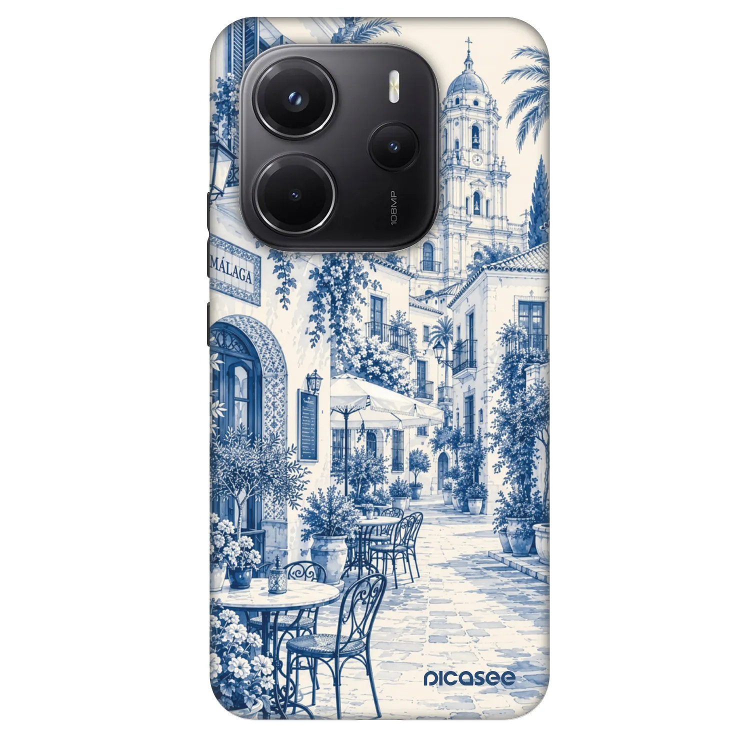 Picasee Fashion Case für Xiaomi Redmi Note 14 5G - Calle Azul