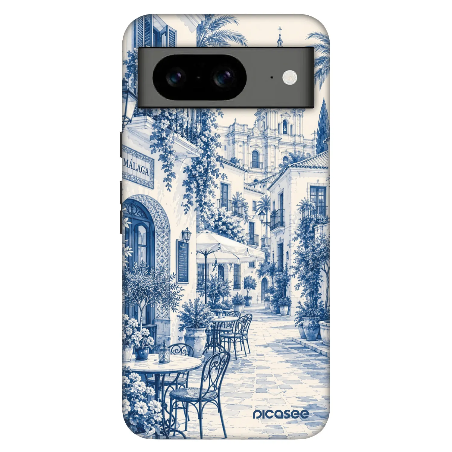 Picasee Fashion Case für Google Pixel 8 Pro - Calle Azul