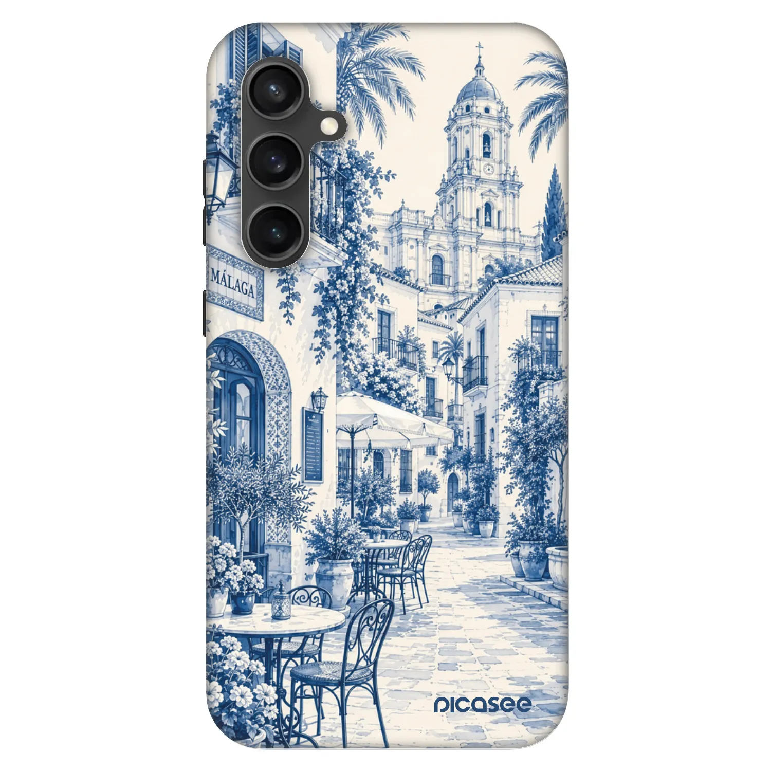 Picasee Fashion Case für Samsung Galaxy S23 FE S711B - Calle Azul