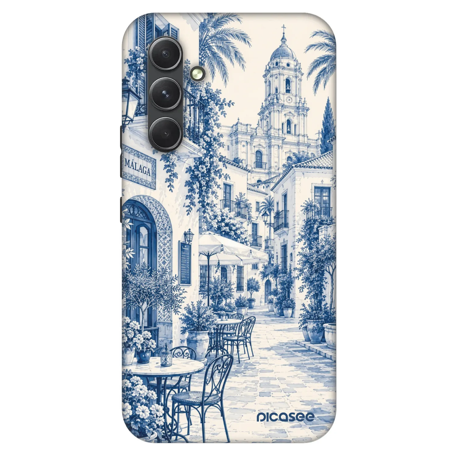 Picasee Fashion Case für Samsung Galaxy A54 5G A546B - Calle Azul