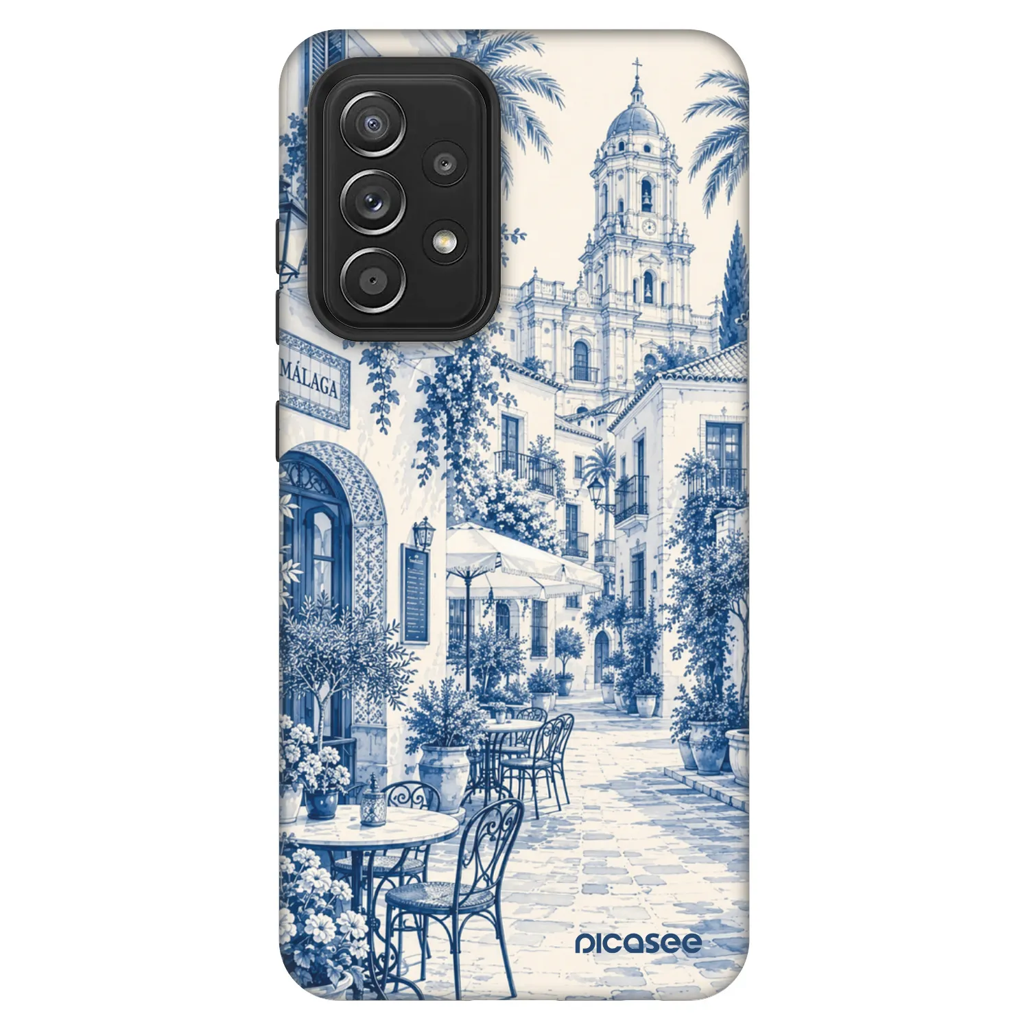 Picasee Fashion Case für Samsung Galaxy A52 5G A525F - Calle Azul