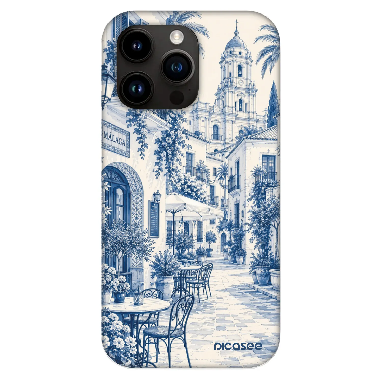 Picasee Fashion Case MagSafe für Apple iPhone 13 Pro - Calle Azul