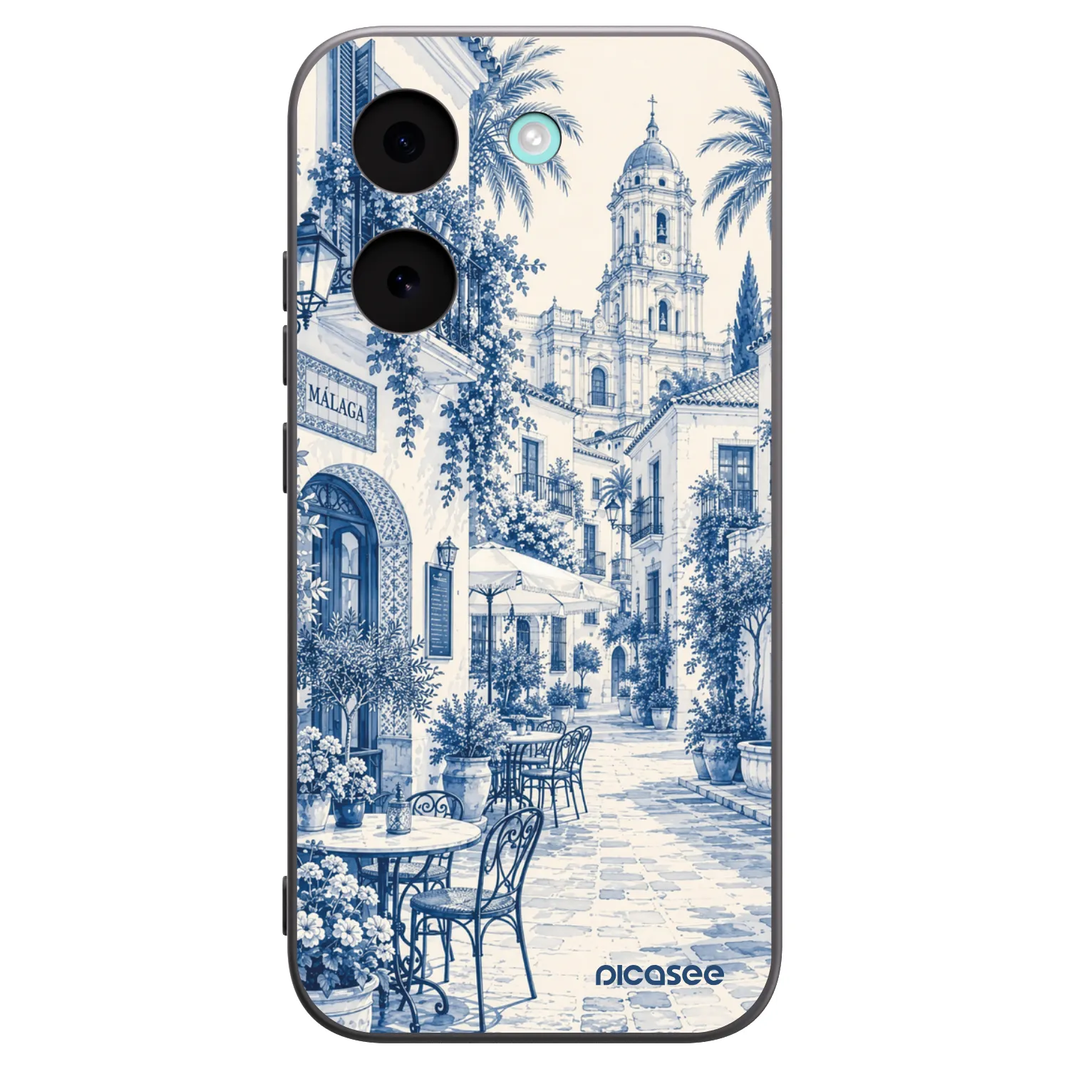 Picasee Xiaomi Poco X8 Pro Hülle - Schwarzes Silikon - Calle Azul