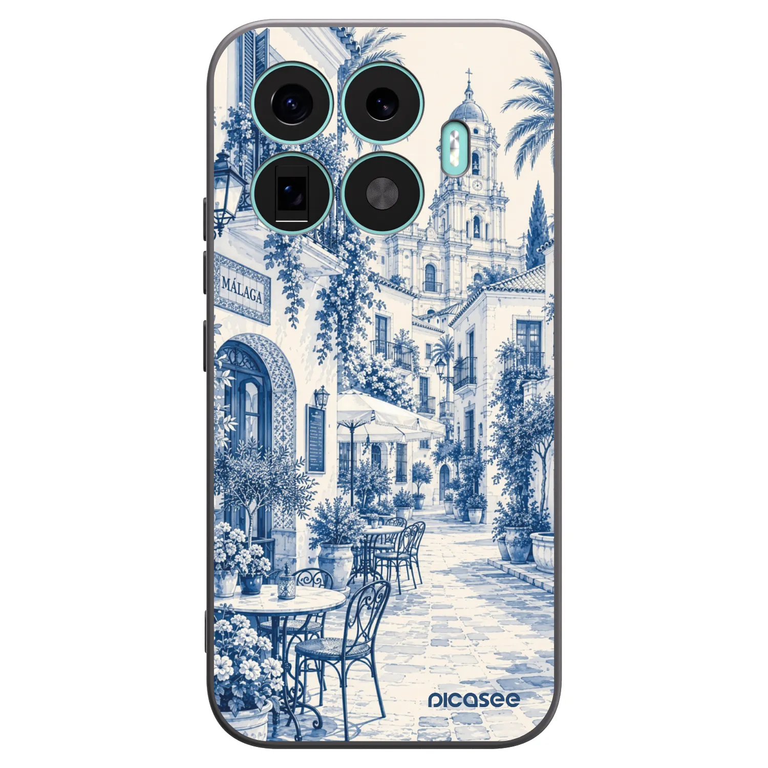 Picasee Xiaomi 17T Hülle - Schwarzes Silikon - Calle Azul
