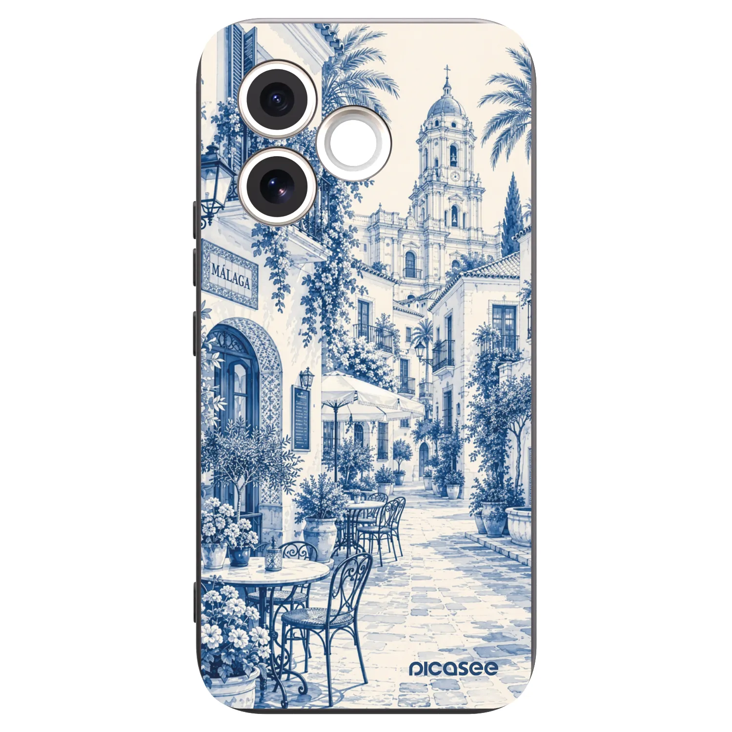 Picasee Honor 600 Lite Hülle - Schwarzes Silikon - Calle Azul