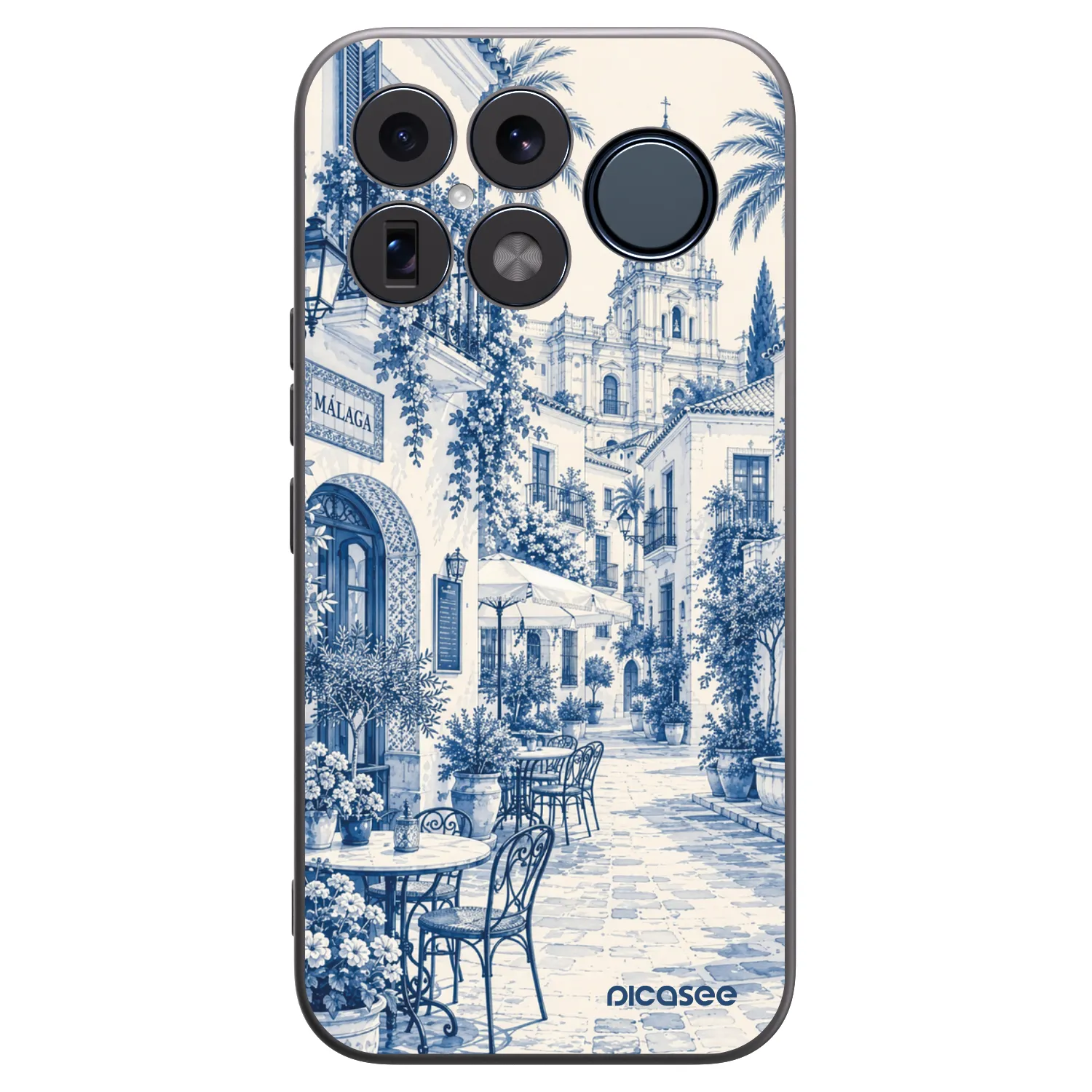 Picasee Xiaomi Poco F8 Ultra Hülle - Schwarzes Silikon - Calle Azul