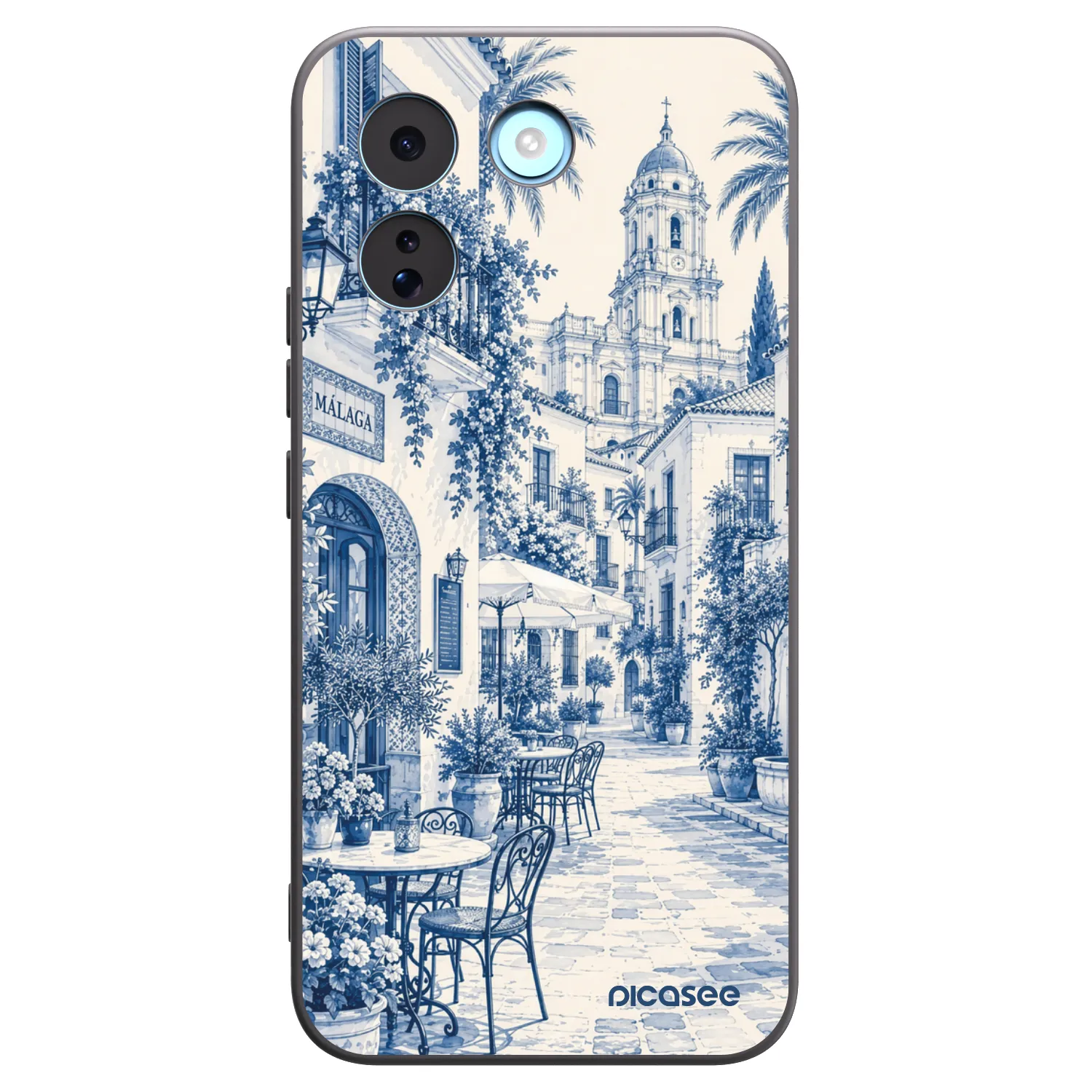 Picasee Xiaomi Redmi Note 17 Pro MAX 5G Hülle - Schwarzes Silikon - Calle Azul