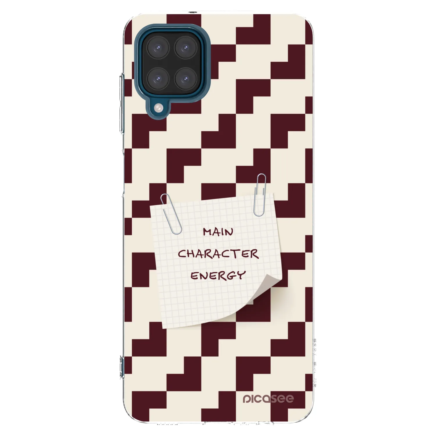 Picasee Samsung Galaxy A12 A125F Hülle - Transparentes Silikon - Lead Role