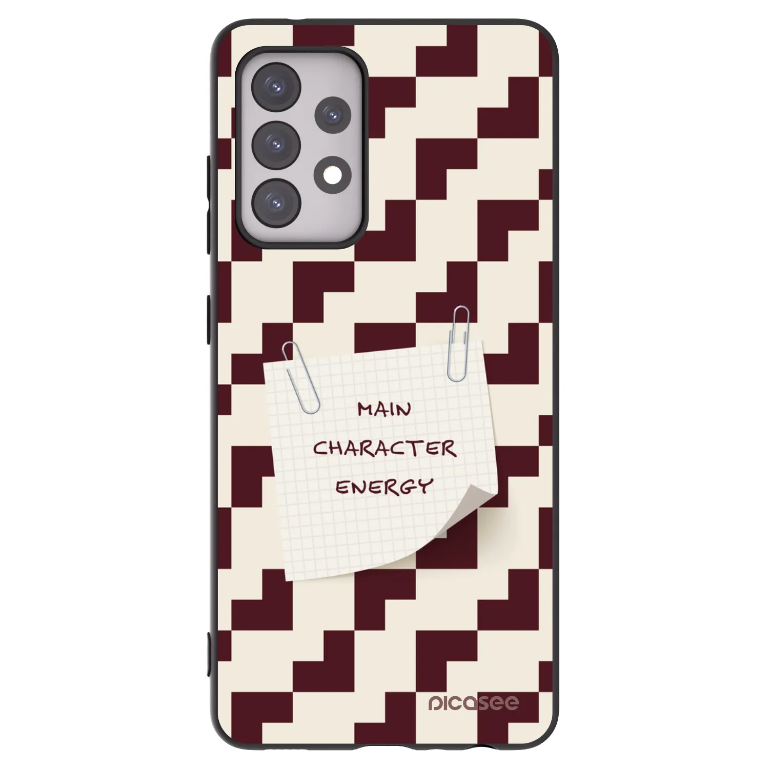 Picasee Samsung Galaxy A52s 5G A528B Hülle - Schwarzes Silikon - Lead Role