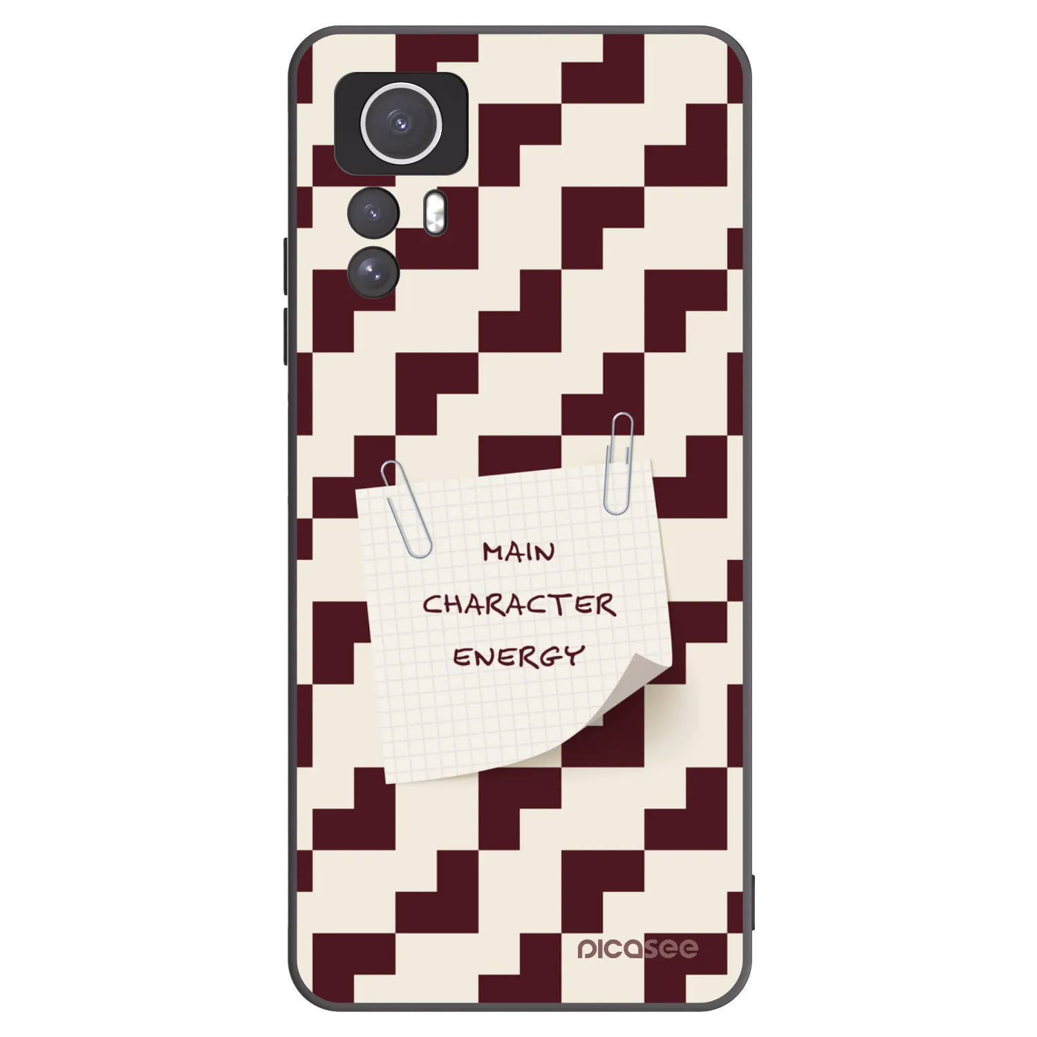 Picasee Xiaomi Redmi Note 12S Hülle - Schwarzes Silikon - Lead Role