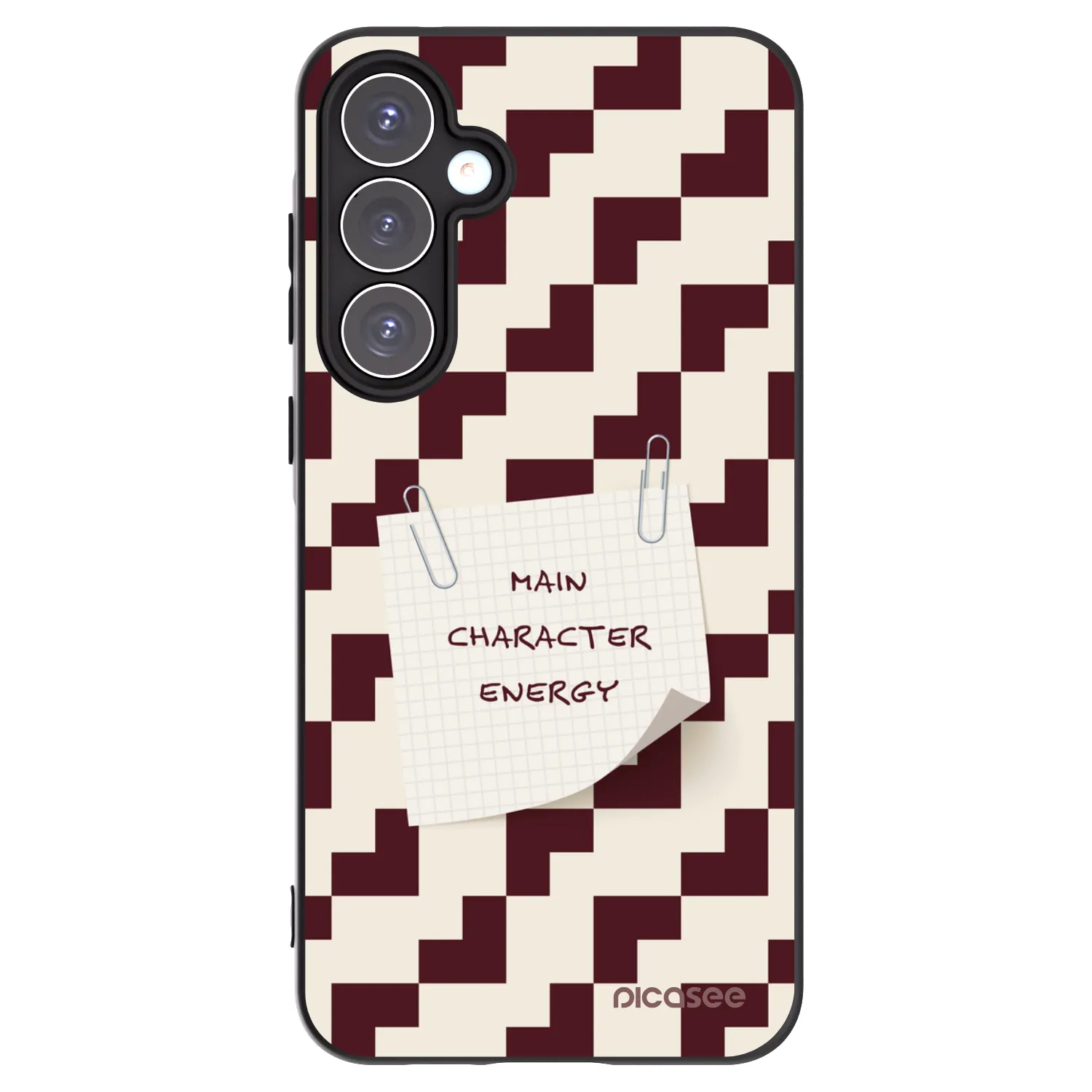 Picasee Samsung Galaxy A55 5G A556B Hülle - Schwarzes Silikon - Lead Role