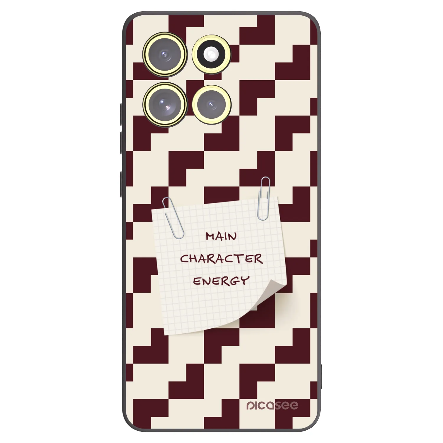 Picasee Motorola Moto G86 Power 5G Hülle - Schwarzes Silikon - Lead Role
