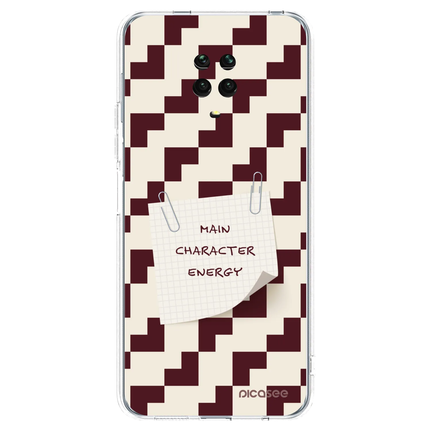 Picasee Xiaomi Redmi Note 9S Hülle - Transparentes Silikon - Lead Role