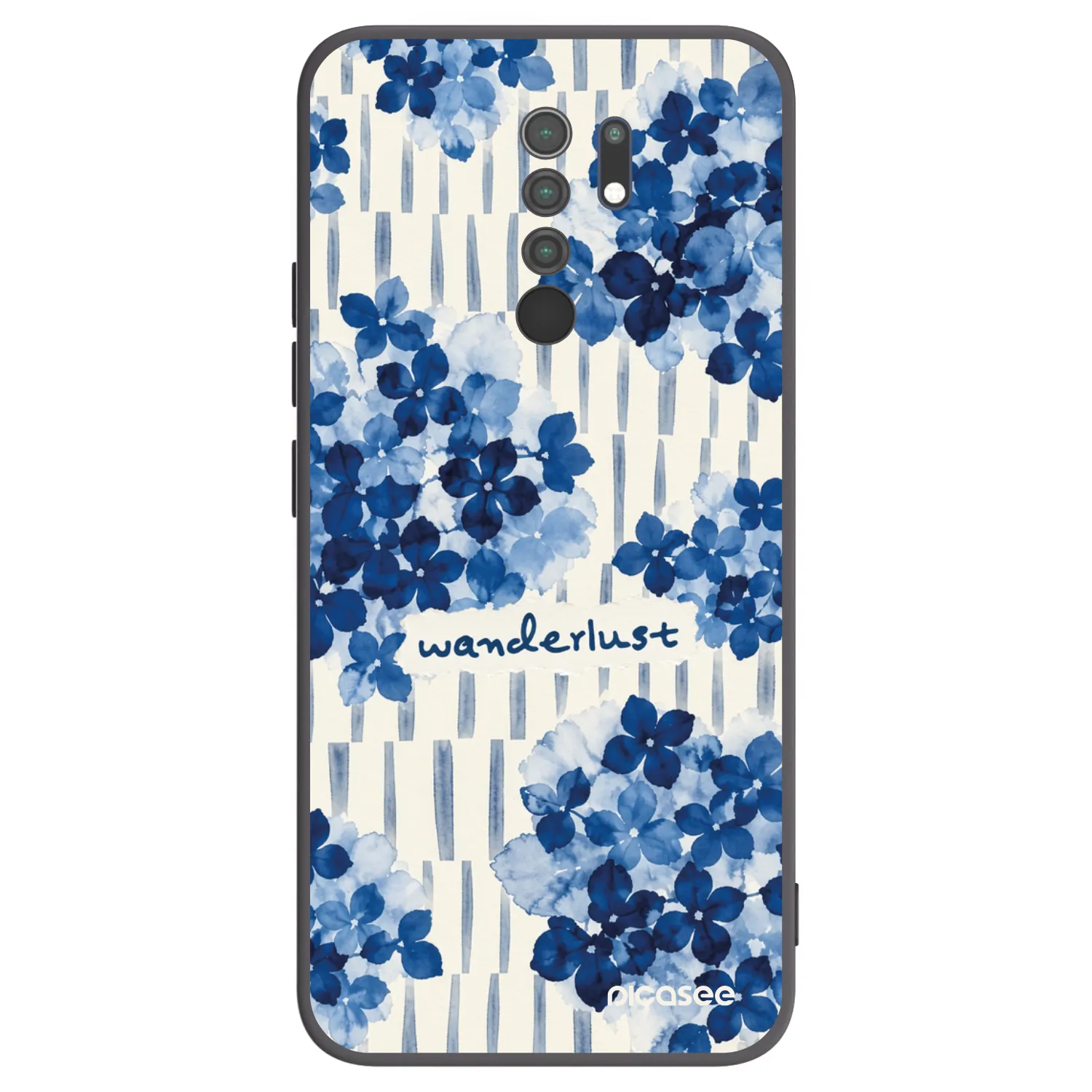 Picasee Xiaomi Redmi 9 Hülle - Schwarzes Silikon - Azorea