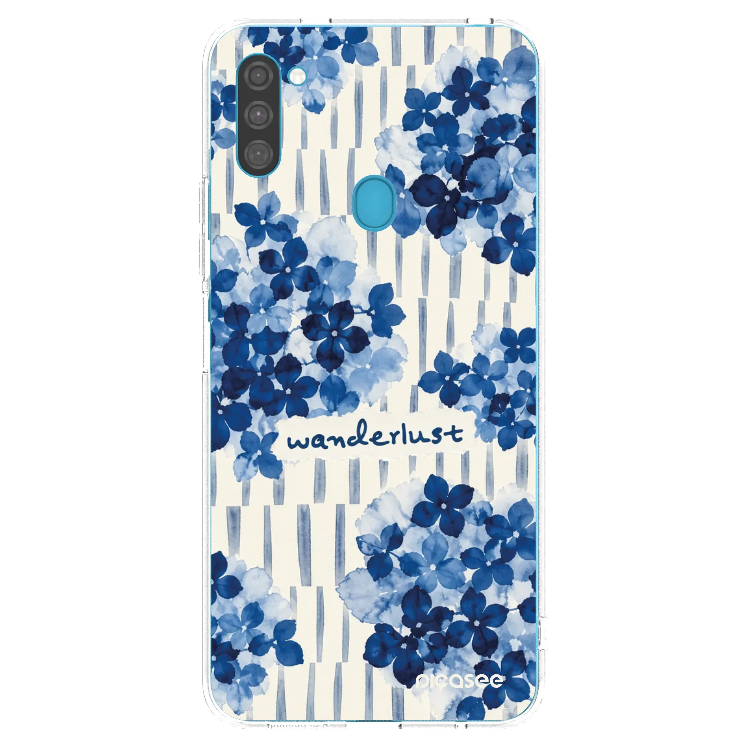 Picasee Samsung Galaxy M11 Hülle - Transparentes Silikon - Azorea