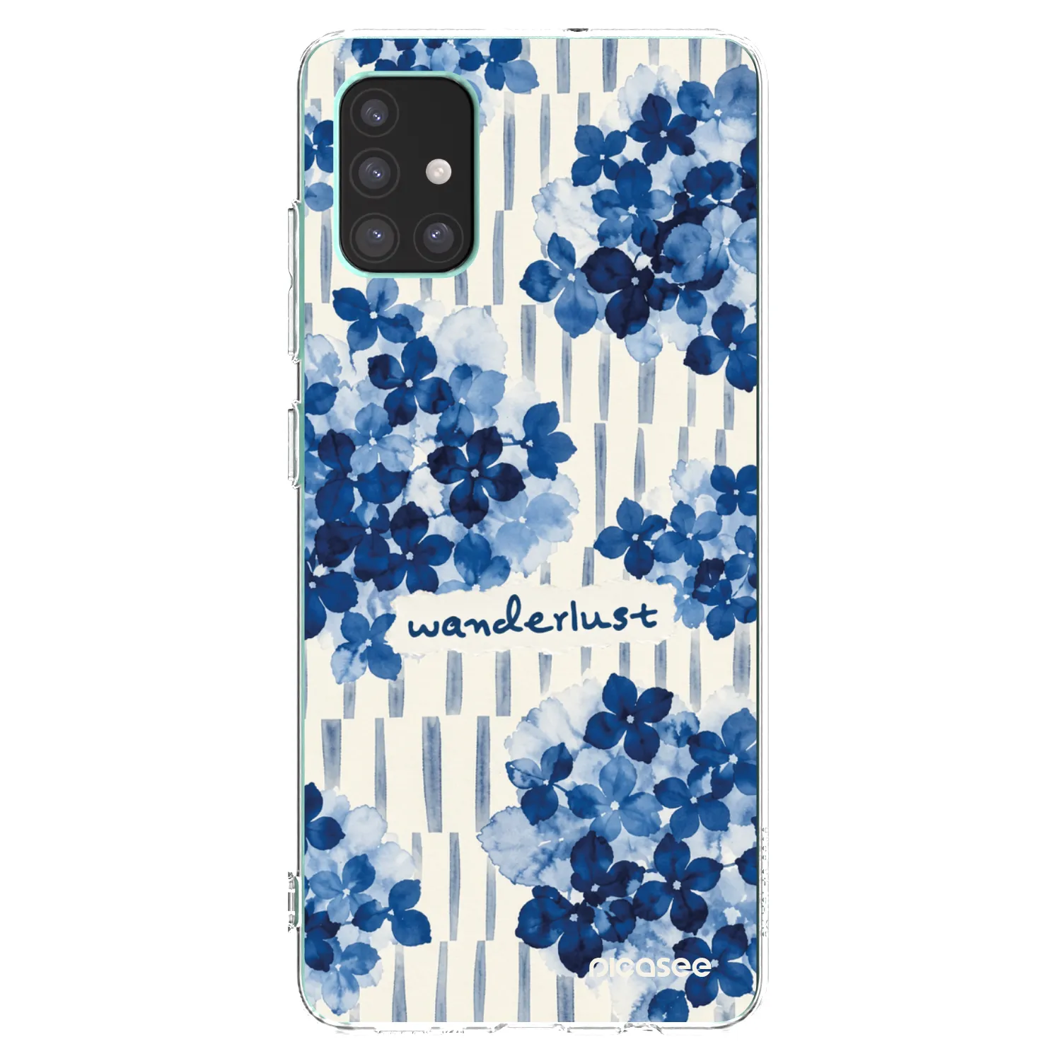 Picasee Samsung Galaxy M51 M515F Hülle - Transparentes Silikon - Azorea