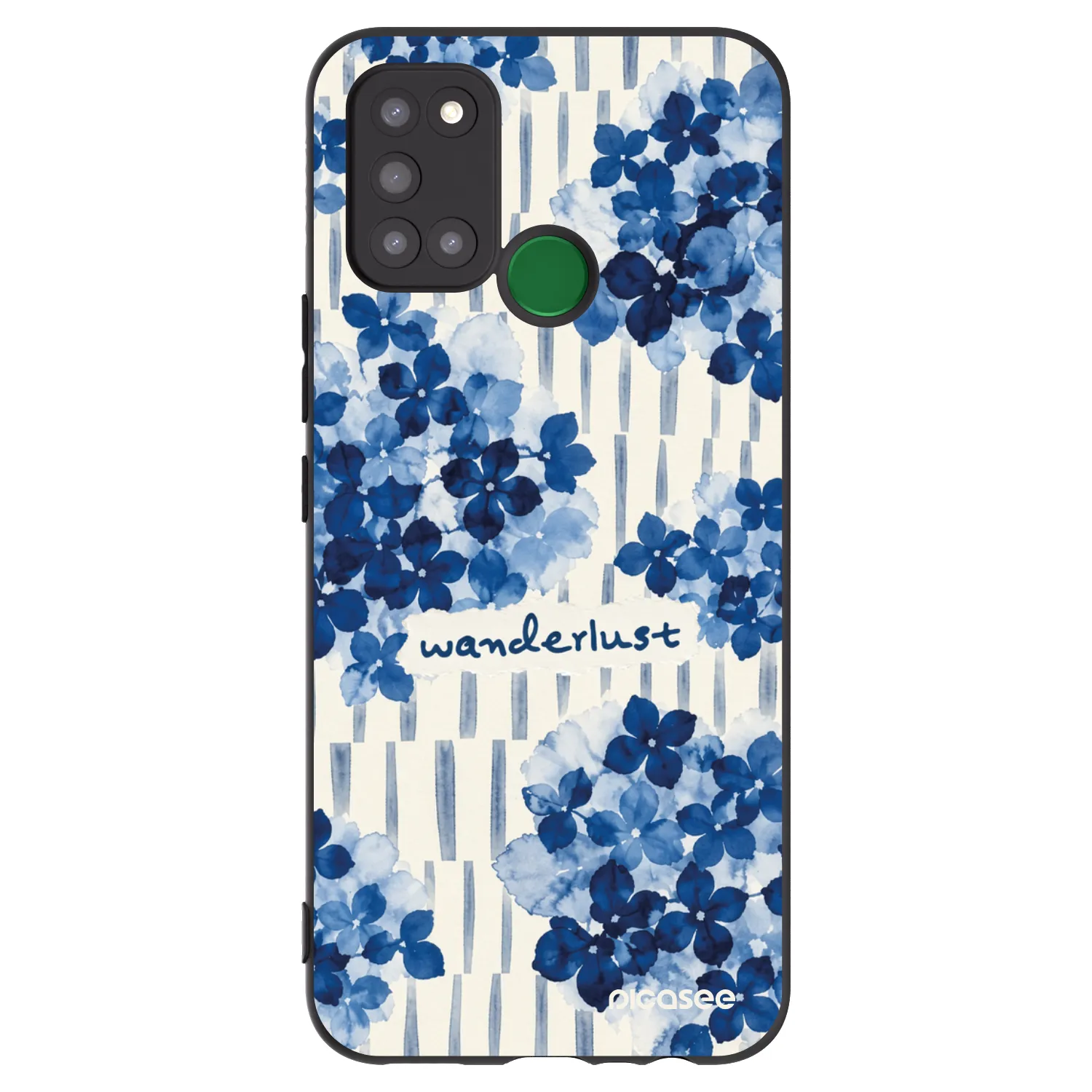 Picasee Realme 7i Hülle - Schwarzes Silikon - Azorea