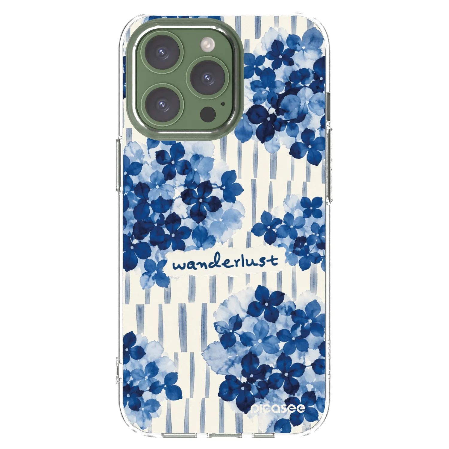 Picasee Apple iPhone 13 Pro Hülle - Transparentes Silikon - Azorea