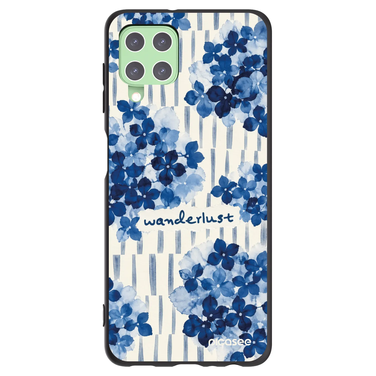 Picasee Samsung Galaxy A22 A225F 4G Hülle - Schwarzes Silikon - Azorea