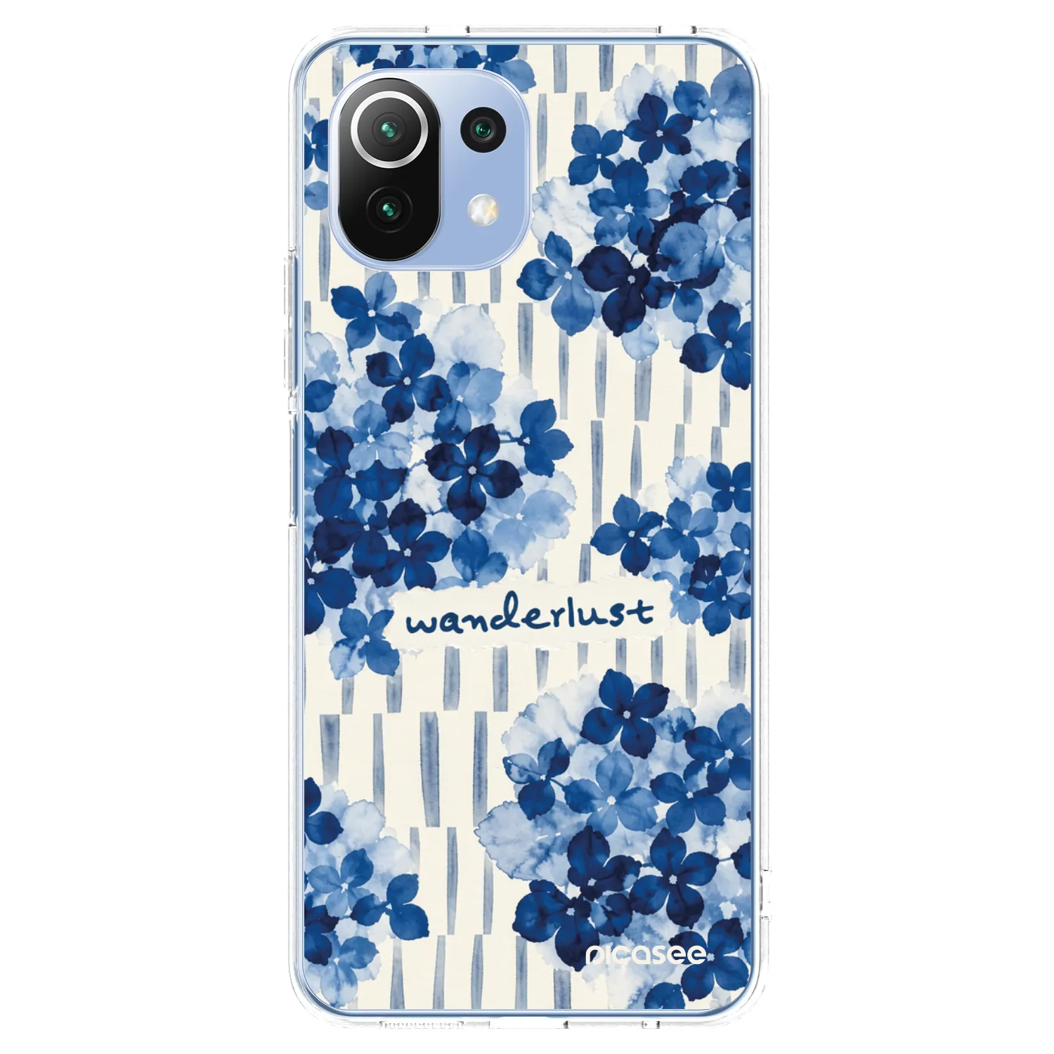 Picasee Xiaomi 11 Lite 5G NE Hülle - Transparentes Silikon - Azorea