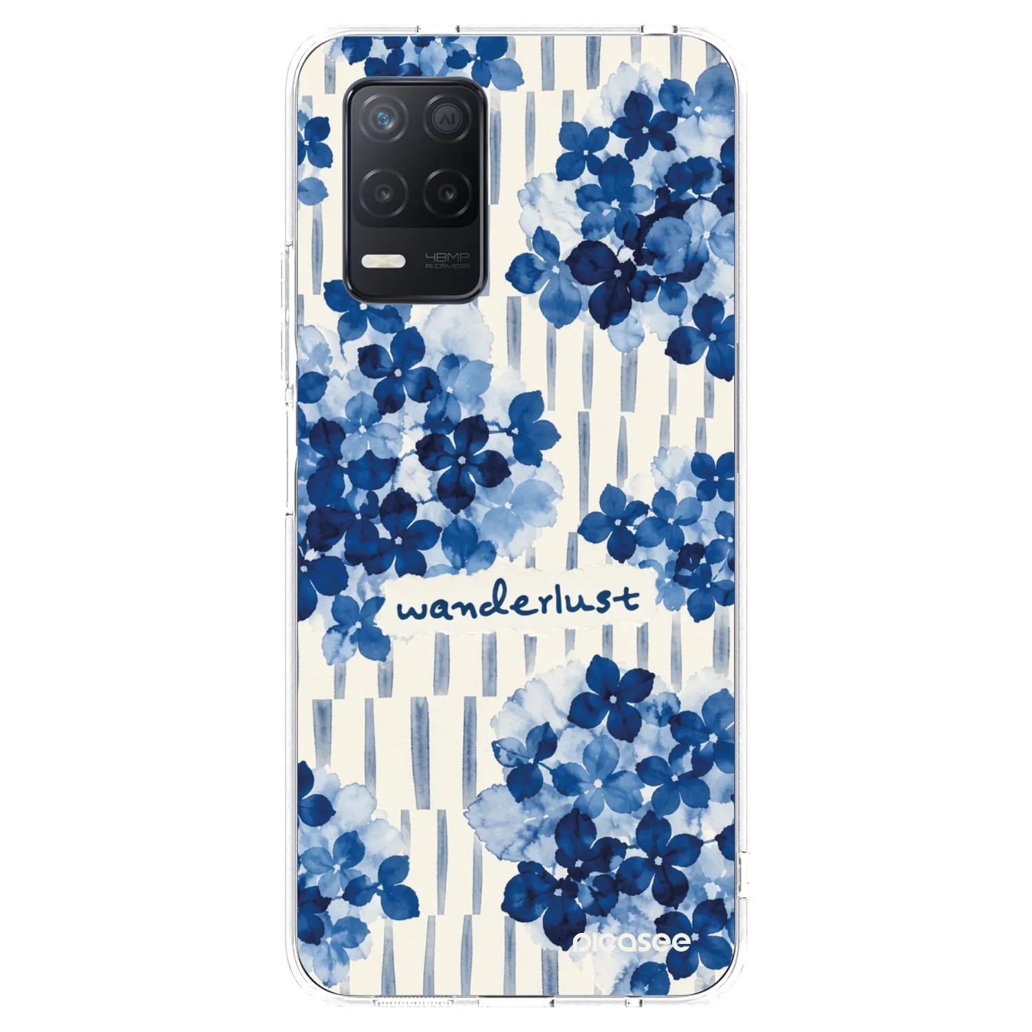 Picasee Realme 8 5G Hülle - Transparentes Silikon - Azorea